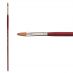 Princeton Velvetouch Synthetic Long Handle Series 3900 Brush, Filbert Size #8