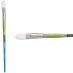 Princeton Snap! Series 9800 White Synthetic Brush - Filbert, Long Handle, Size 10