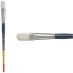 Princeton Snap! Series 9700 Natural Bristle Brush - Flat, Long Handle, Size 12