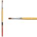 Princeton Snap! Series 9650 Golden Taklon Brush - Filbert, Short Handle, Size 4