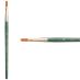 Princeton Lauren Series 4350 Golden Synthetic Brush - Filbert, Short Handle, Size 6