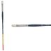 Princeton Snap! Series 9700 Natural Bristle Brush - Filbert, Long Handle, Size 6