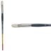 Princeton Snap! Series 9700 Natural Bristle Brush - Filbert, Long Handle, Size 8
