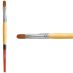 Princeton Snap! Series 9650 Golden Taklon Brush - Filbert, Short Handle, Size 8