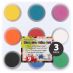 First Impressions Tempera Paint Cake Set of 9 Colors (3-Pack)