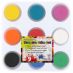 First Impressions Tempera Paint Cake Set of 9 with Palette
