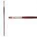 Princeton Velvetouch Synthetic Long Handle Series 3900 Brush, Flat Size #8