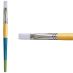 Princeton Snap! Series 9850 White Synthetic Brush - Flat Shader, Short Handle, Size 16