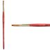 Princeton Heritage Series 4050 Synthetic Sable Brush - Flat Shader, Short Handle, Size 4