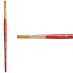 Princeton Heritage Series 4050 Synthetic Sable Brush - Flat Shader, Short Handle, Size 6