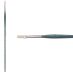 Princeton Ashley Series 5200 Natural Bristle Brush - Flat, Long Handle, Size 1