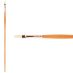 Princeton Refine Series 5400 Natural Bristle Brush - Flat, Long Handle, Size 1