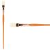 Princeton Refine Series 5400 Natural Bristle Brush - Flat, Long Handle, Size 10