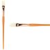 Princeton Refine Series 5400 Natural Bristle Brush - Flat, Long Handle, Size 12