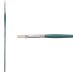 Princeton Ashley Series 5200 Natural Bristle Brush - Flat, Long Handle, Size 2
