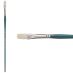 Princeton Ashley Series 5200 Natural Bristle Brush - Flat, Long Handle, Size 4
