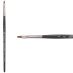 Princeton Kolinsky Sable Series 7050 Brush - Flat, Short Handle, Size 4