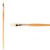 Princeton Refine Series 5400 Natural Bristle Brush - Flat, Long Handle, Size 4