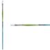 Princeton Snap! Series 9800 White Synthetic Brush - Flat, Long Handle, Size 4