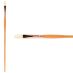 Princeton Refine Series 5400 Natural Bristle Brush - Flat, Long Handle, Size 6