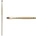 Princeton Imperial Series 6600 Synthetic Mongoose Brush - Flat, Long Handle, Size 8