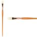 Princeton Refine Series 5400 Natural Bristle Brush - Flat, Long Handle, Size 8