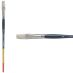Princeton Snap! Series 9700 Natural Bristle Brush - Flat, Long Handle, Size 8