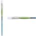 Princeton Snap! Series 9800 White Synthetic Brush - Flat, Long Handle, Size 8