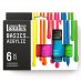 Liquitex BASICS Acrylic Fluorescent Colors Set of 6, 22ml