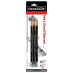 General's Peel & Sketch Charcoal Pencil - Assorted Set of 3 + Eraser