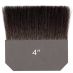 Gilders Tip Natural Squirrel Brush Double Thick 4 Inch