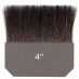 Gilders Tip Natural Squirrel Brush Single Thick 4 Inch