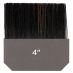 Gilders Tip Synthetic Squirrel Brush Single Thick 4 Inch