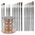 Hamburg Premier Studio Set of 20 Brushes with Mezzo Brush Rack
