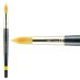 Holbein Gold Synthetic Taklon Brush, Round Size 18