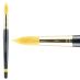 Holbein Gold Synthetic Taklon Brush, Round Size 24