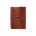 Opus Genuine Leather Journal Slide Enclosure 4" x 6" Honey