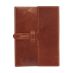 Opus Genuine Leather Journal Slide Enclosure 6" x 8" Honey