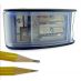 KUM Long Point Pencil Sharpener-Blue Flip Top Reservoir with Lead Pointer (for 2mm & 3.2mm leads)