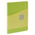 Fabriano EcoQua+ Notebook 5.8 x 8.3" Dot Grid Hidden Spiral Lime