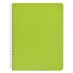 Fabriano EcoQua Notebook 5.8 x 8.3" Grid Spiral-Bound Lime
