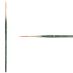 Princeton Lauren Series 4350 Golden Synthetic Brush - Liner, Short Handle, Size 4