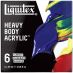 Liquitex Professional Heavy Body Acrylic Classic Colors Set of 6, 2oz Tubes