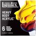 Liquitex Professional Heavy Body Acrylic Mixing Colors Set of 6, 2oz Tubes