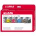 LUKAS CRYL Studio Acrylic Paint Set of 6, 75ml Assorted Colors