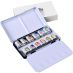 MaimeriBlu Watercolor Metal Box Set of 12 Half Pans, Assorted Colors