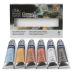 Winsor & Newton Cotman Metallic Watercolors Set of 6, 8ml Tubes