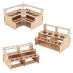 Mezzo Artist Studio Storage Paint & Brush Racks, Full Set of 3