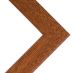 Denver Wood Frame - Pecan w/ Acrylic Glazing and Cardboard Backing 18" x 24"