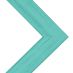 Country Chic 1-1/2" Wood Frame - French Teal w/ Acrylic Glazing and Cardboard Backing 8"x10"